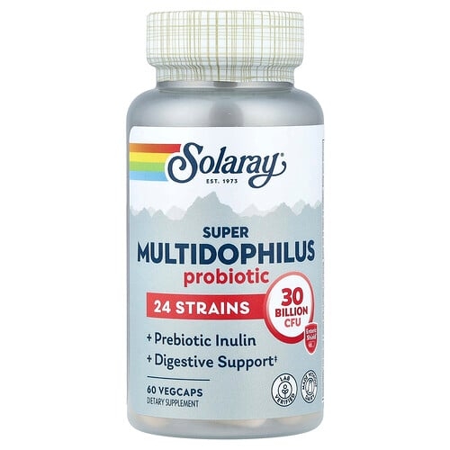 소라레이 Solaray, Super Multidophilus 프로바이오틱, 베지 캡슐 60정 상세 이미지