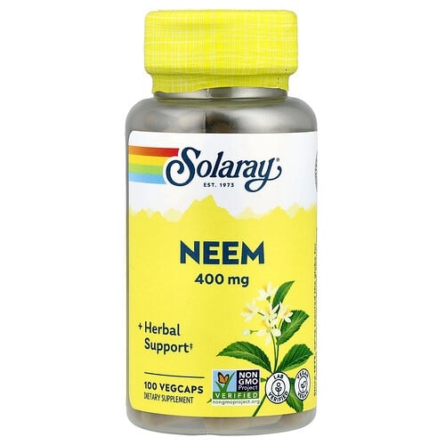 소라레이 Solaray, 님, 400mg, 베지 캡슐 100정 상세 이미지
