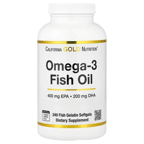 캘리포니아 골드 뉴트리션 California Gold Nutrition, 오메가3 피쉬 오일, Vivomega 트리글리세리드, 1,000mg, 피쉬 소프트젤 240정 상세 이미지
