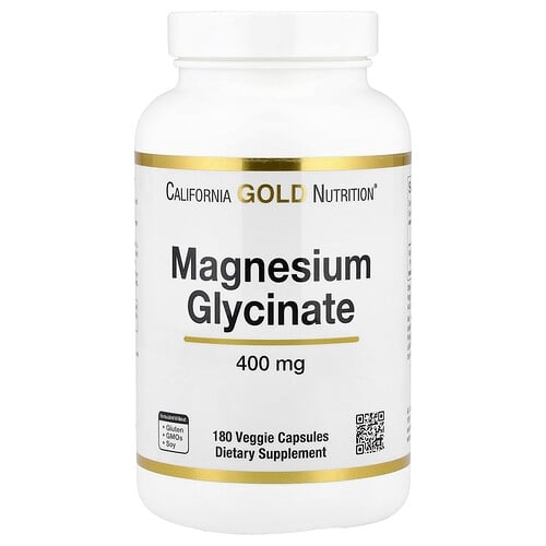 캘리포니아 골드 뉴트리션 California Gold Nutrition, 마그네슘글리신산, 베지 캡슐 180정(캡슐당 133mg) 상세 이미지