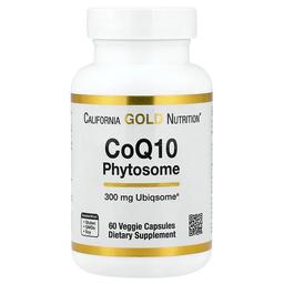 캘리포니아 골드 뉴트리션 California Gold Nutrition, CoQ10 Phytosome, 300mg, 베지 캡슐 60정