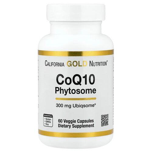 캘리포니아 골드 뉴트리션 California Gold Nutrition, CoQ10 Phytosome, 300mg, 베지 캡슐 60정 상품 이미지