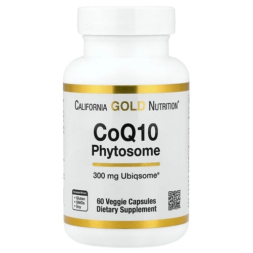 캘리포니아 골드 뉴트리션 California Gold Nutrition, CoQ10 Phytosome, 300mg, 베지 캡슐 60정 상세 이미지
