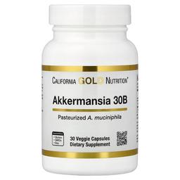 캘리포니아 골드 뉴트리션 California Gold Nutrition, 아커만시아 300억, 베지 캡슐 30정(캡슐당 150mg)