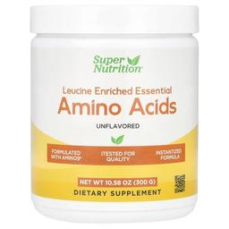 슈퍼 뉴트리션 Super Nutrition, 류신 강화 필수 아미노산, L-류신, L-라이신, L-트레오닌, L-아이소류신 함유, 무맛, 300g(10.58oz)
