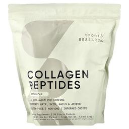 스포츠 리서치 Sports Research, 콜라겐 펩타이드, 무맛, 1회분씩 포장된 팩 20개, 각 11g(0.39oz)