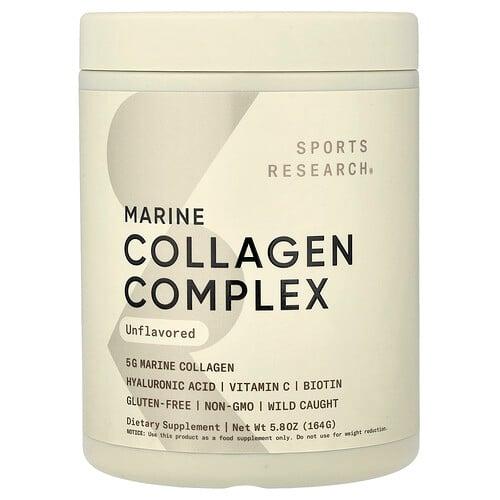 스포츠 리서치 Sports Research, 해양 콜라겐 복합체, 무맛, 164g(5.8oz) 상품 이미지