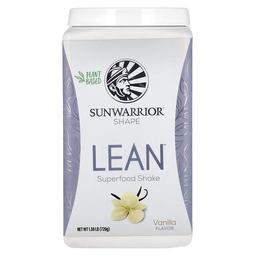 썬워리어 Sunwarrior, Lean™ 슈퍼 푸드 셰이크, 바닐라 맛, 720g(1.59lb)