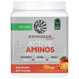 썬워리어 Sunwarrior, Sport, 액티브 아미노산, 망고, 570g(1.25lb)