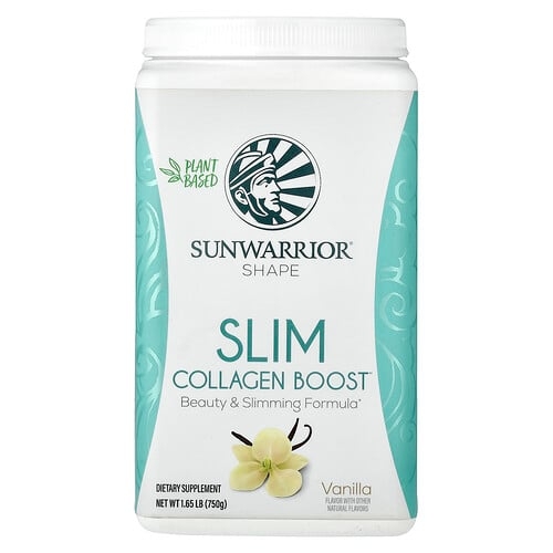 썬워리어 Sunwarrior, 쉐이프, 슬림 Collagen Boost™, 바닐라, 750g(1.65lb) 상세 이미지