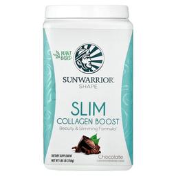 썬워리어 Sunwarrior, 쉐이프, 슬림 콜라겐 부스트, 초콜릿 맛, 750g(1.65lb)