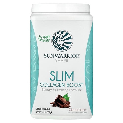 썬워리어 Sunwarrior, 쉐이프, 슬림 콜라겐 부스트, 초콜릿 맛, 750g(1.65lb) 상세 이미지