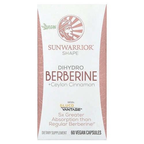 썬워리어 Sunwarrior, 쉐이프, 다이하이드로 베르베린 + 실론 시나몬, 베지 캡슐 60정 상세 이미지