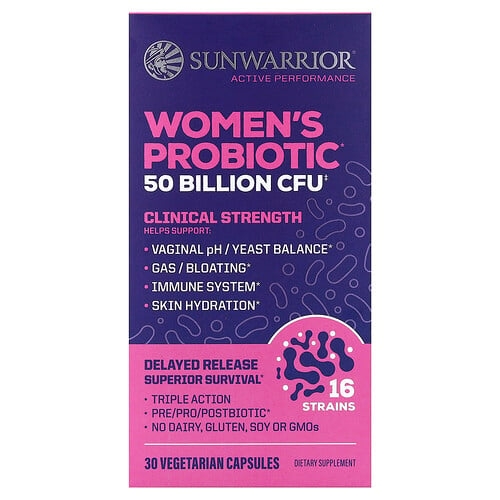 썬워리어 Sunwarrior, 여성용 프로바이오틱, 베지 캡슐 30정 상세 이미지