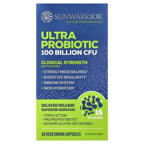 썬워리어 Sunwarrior, 울트라 프로바이오틱, 베지 캡슐 30정 상세 이미지
