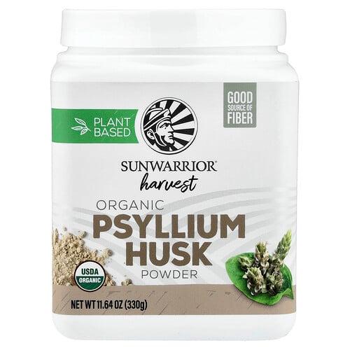 썬워리어 Sunwarrior, Harvest, 유기농 차전자피 분말, 330g(11.64oz) 상품 이미지