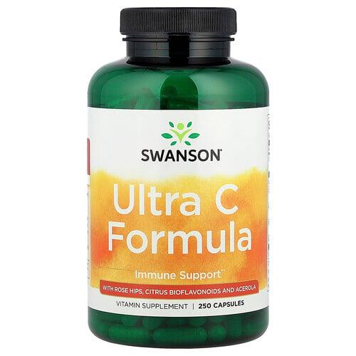 스완슨 비타민 Swanson Vitamins, Ultra C 포뮬라, 캡슐 250정 상품 이미지