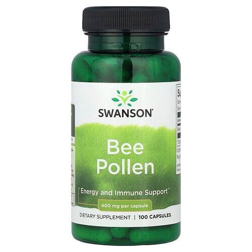 스완슨 비타민 Swanson Vitamins, 벌꽃가루, 400mg, 캡슐 100정 상품 이미지