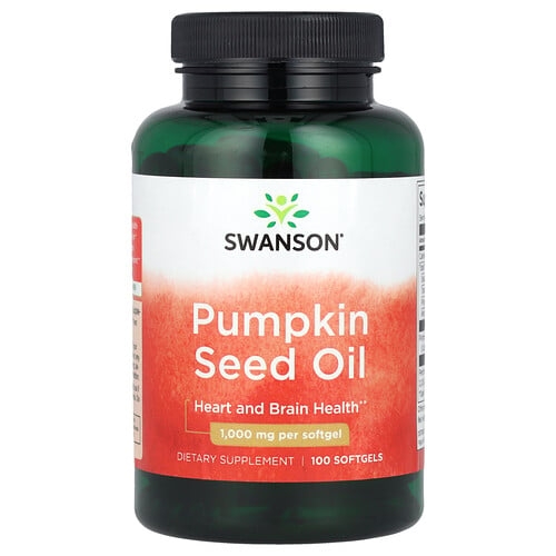 스완슨 비타민 Swanson Vitamins, 호박 씨오일, 1,000mg, 소프트젤 100정 상세 이미지