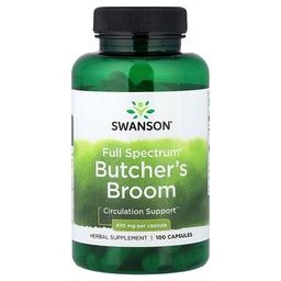 스완슨 비타민 Swanson Vitamins, Full Spectrum® 도살자 브룸, 470mg, 캡슐 100정