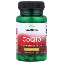 스완슨 비타민 Swanson Vitamins, CoQ10, 30mg, 캡슐 60정
