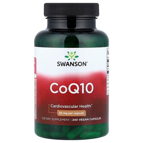 스완슨 비타민 Swanson Vitamins, CoQ10, 30mg, 베지 캡슐 240정 상세 이미지