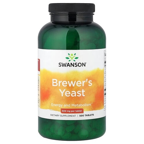 스완슨 비타민 Swanson Vitamins, 맥주 효모, 500정 상세 이미지