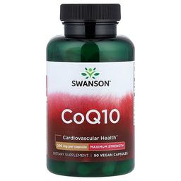 스완슨 비타민 Swanson Vitamins, CoQ10, 200mg, 베지 캡슐 90정