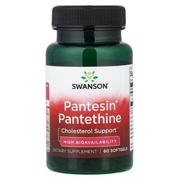 스완슨 비타민 Swanson Vitamins, Pantesin® 판테틴, 소프트젤 60정(소프트젤당 300mg)