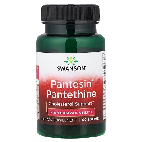스완슨 비타민 Swanson Vitamins, Pantesin® 판테틴, 소프트젤 60정(소프트젤당 300mg) 상세 이미지