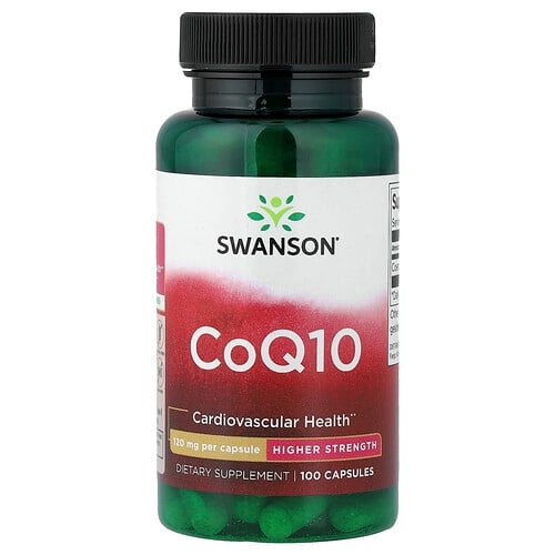 스완슨 비타민 Swanson Vitamins, CoQ10, 120mg, 캡슐 100정 상세 이미지