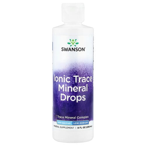 스완슨 비타민 Swanson Vitamins, 이온 미량 미네랄 드롭, 236ml(8fl oz) 상세 이미지