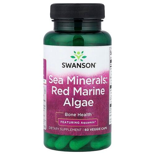 스완슨 비타민 Swanson Vitamins, Sea Minerals, 홍조류, 베지 캡슐 60정 상품 이미지