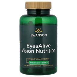 스완슨 비타민 Swanson Vitamins, EyesAlive Vision Nutrition, 캡슐 120정
