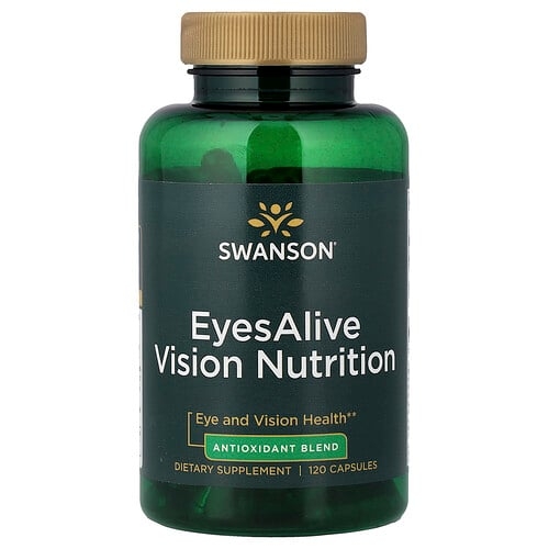 스완슨 비타민 Swanson Vitamins, EyesAlive Vision Nutrition, 캡슐 120정 상세 이미지