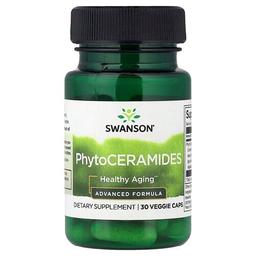 스완슨 비타민 Swanson Vitamins, PhytoCeramides, 어드밴스드 포뮬라, 베지 캡슐 30정(1정당 30mg)