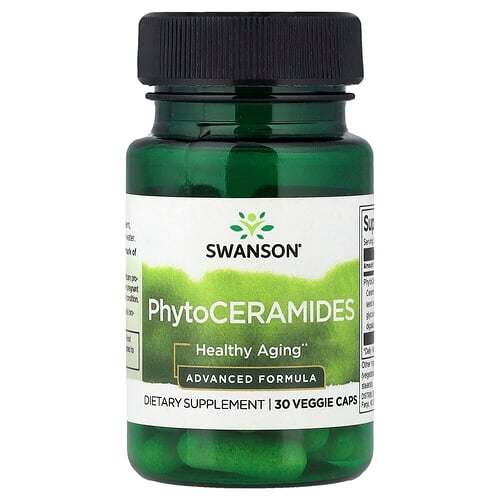 스완슨 비타민 Swanson Vitamins, PhytoCeramides, 어드밴스드 포뮬라, 베지 캡슐 30정(1정당 30mg) 상세 이미지