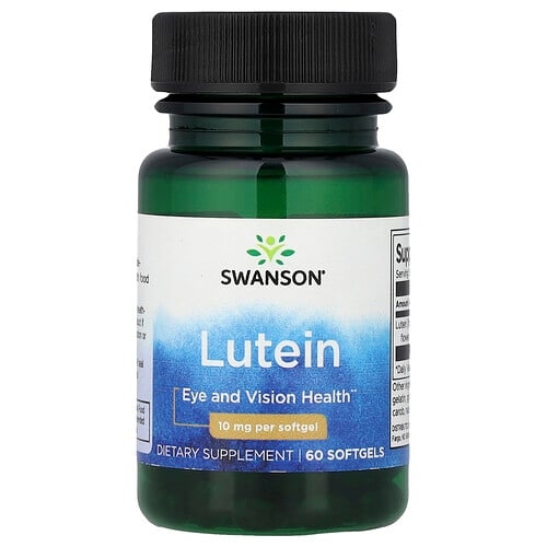 스완슨 비타민 Swanson Vitamins, 루테인, 10mg, 소프트젤 60정 상세 이미지