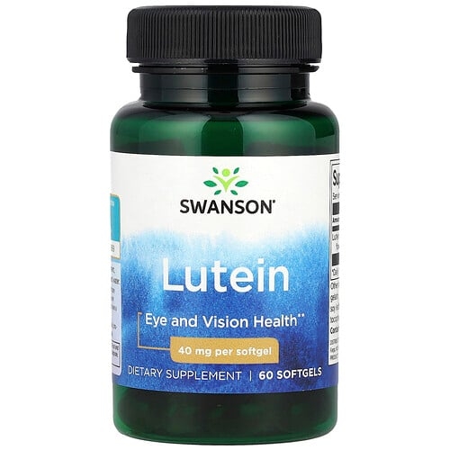스완슨 비타민 Swanson Vitamins, 루테인, 40mg, 소프트젤 60정 상세 이미지