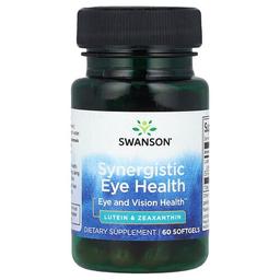 스완슨 비타민 Swanson Vitamins, 시너지스틱 아이 헬스, 소프트젤 60정