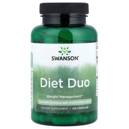스완슨 비타민 Swanson Vitamins, 다이어트 듀오, 캡슐 120정