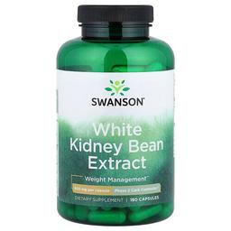 스완슨 비타민 Swanson Vitamins, 흰강낭콩 추출물, 캡슐 180정(캡슐 1정당 500mg)