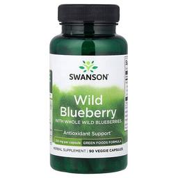 스완슨 비타민 Swanson Vitamins, 와일드 블루베리, 천연 야생 블루베리 함유, 250mg, 베지 캡슐 90정