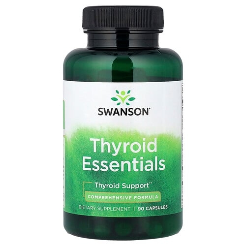 스완슨 비타민 Swanson Vitamins, 갑상선 필수 영양소, 캡슐 90정 상세 이미지