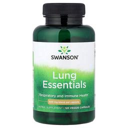 스완슨 비타민 Swanson Vitamins, 폐 필수 영양소, 500mg, 베지 캡슐 120정