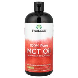 스완슨 비타민 Swanson Vitamins, 순도 100% MCT 오일, 946ml(32fl oz)