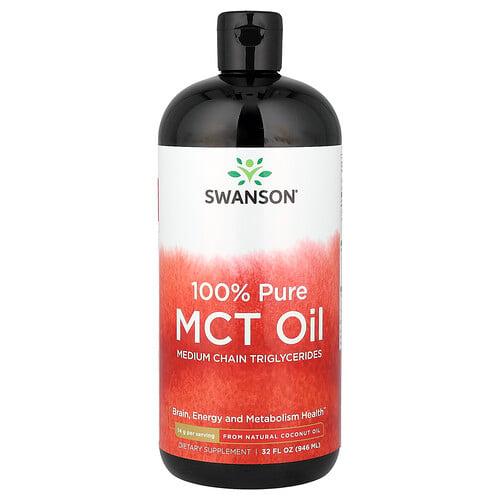 스완슨 비타민 Swanson Vitamins, 순도 100% MCT 오일, 946ml(32fl oz) 상품 이미지