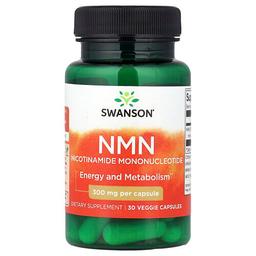 스완슨 비타민 Swanson Vitamins, NMN, 300mg, 베지 캡슐 30정