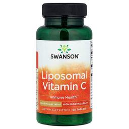 스완슨 비타민 Swanson Vitamins, 리포소말 비타민C, 60정