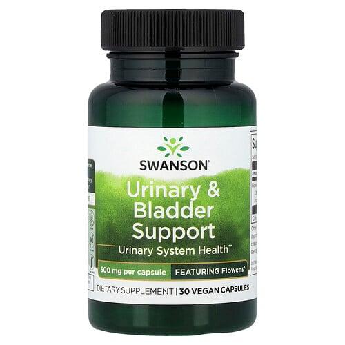 스완슨 비타민 Swanson Vitamins, 요로 및 방광 건강 증진, 500mg, 베지 캡슐 30정 상품 이미지
